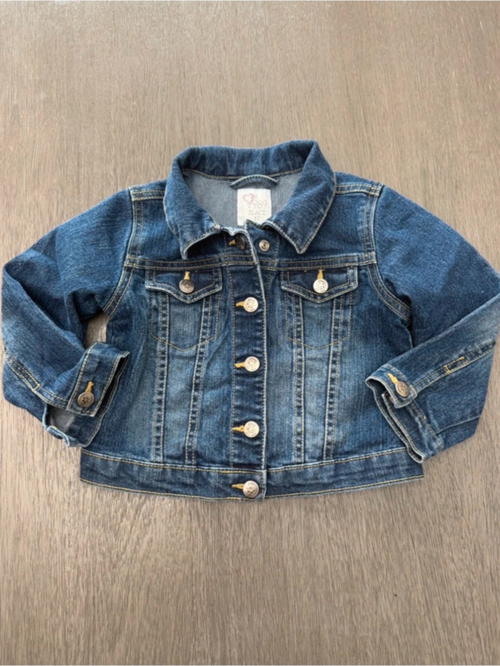 The Children's Place Classic Denim Jean Jacket in Blue